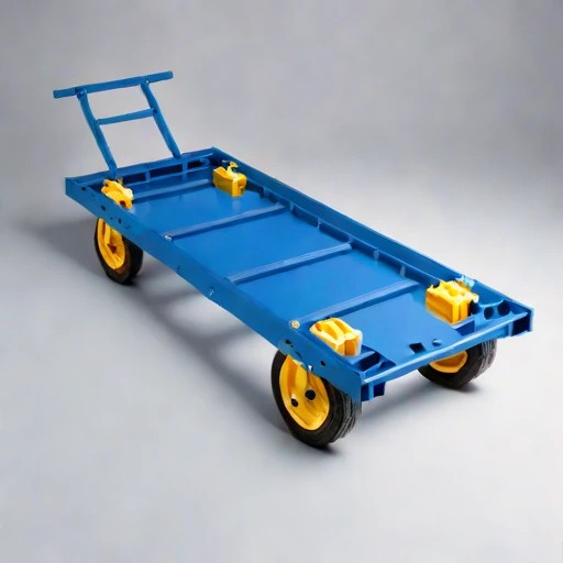A periglacial-rated pallet dolly, photographed against a plain background