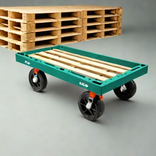A periglacial-rated pallet dolly, photographed against a plain background