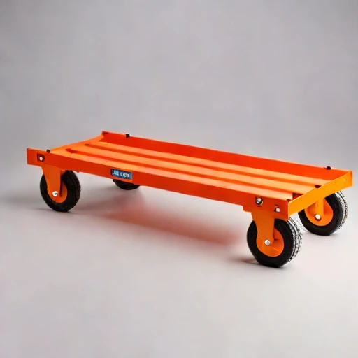 A periglacial-rated pallet dolly, photographed against a plain background