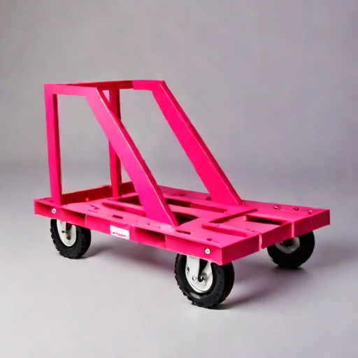 A periglacial-rated pallet dolly, photographed against a plain background