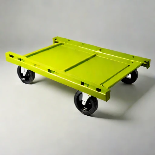 A periglacial-rated pallet dolly, photographed against a plain background