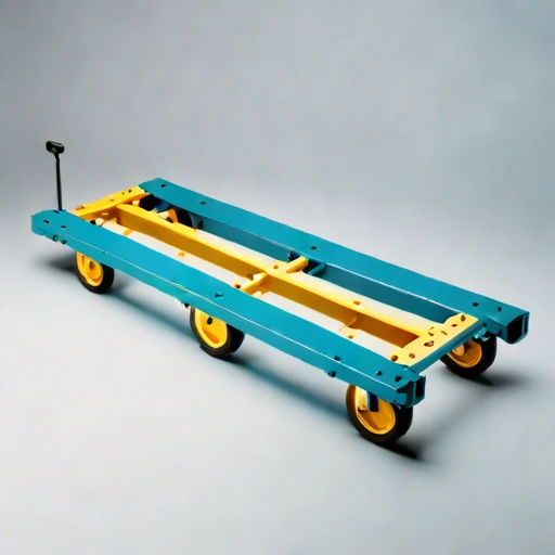 A periglacial-rated pallet dolly, photographed against a plain background