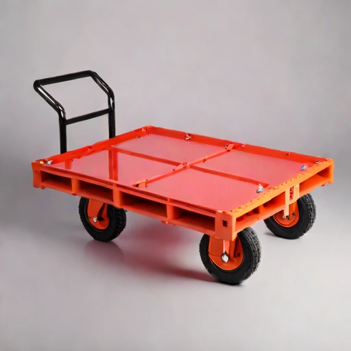 A periglacial-rated pallet dolly, photographed against a plain background