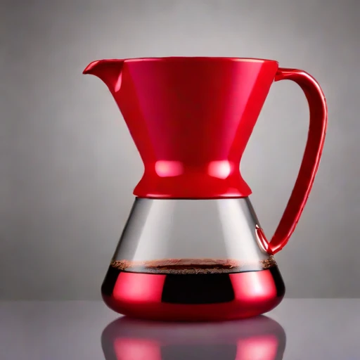 A piezo-tamped dosing cup, photographed against a plain background