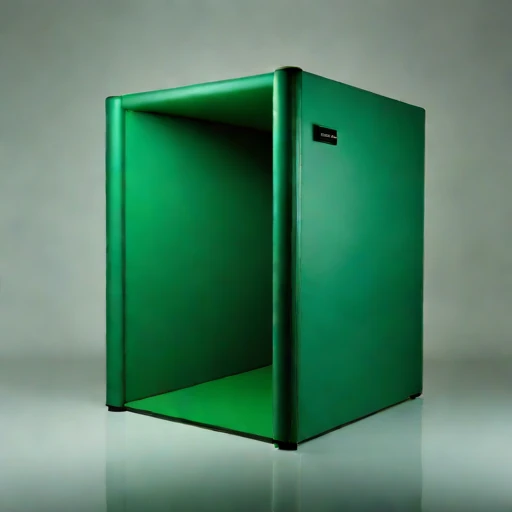 A quarter-wave trap studio, photographed against a plain background