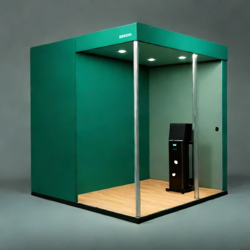 A quarter-wave trap studio, photographed against a plain background