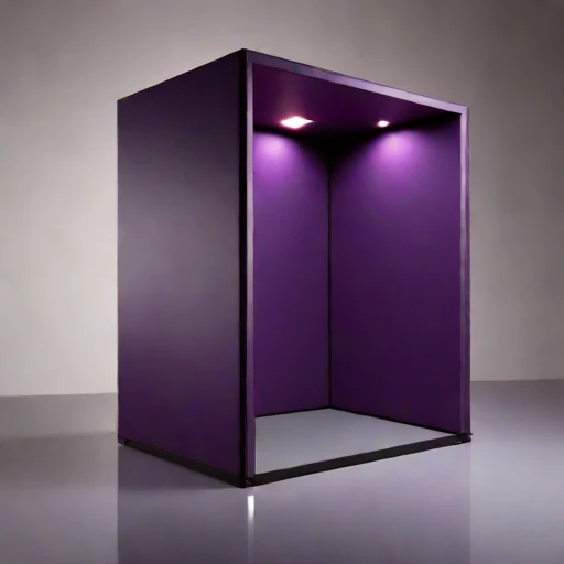 A quarter-wave trap studio, photographed against a plain background