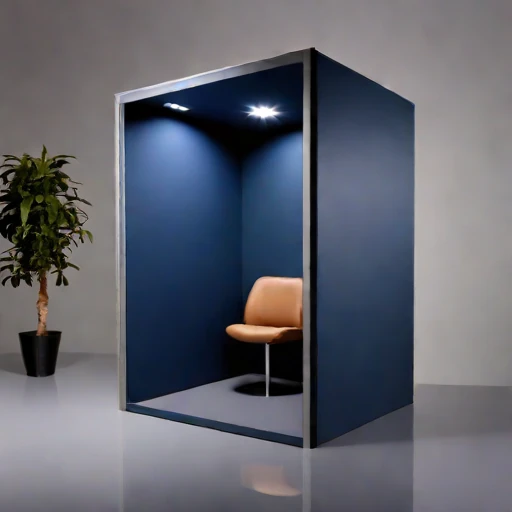 A quarter-wave trap studio, photographed against a plain background