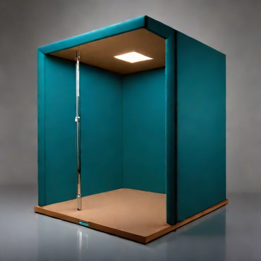 A quarter-wave trap studio, photographed against a plain background