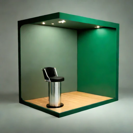 A quarter-wave trap studio, photographed against a plain background
