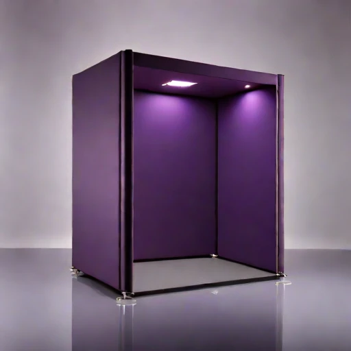 A quarter-wave trap studio, photographed against a plain background