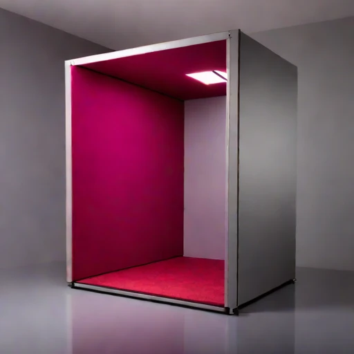 A quarter-wave trap studio, photographed against a plain background