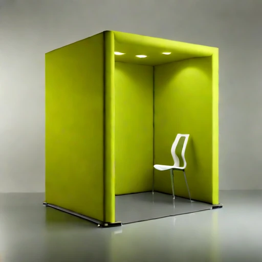 A quarter-wave trap studio, photographed against a plain background