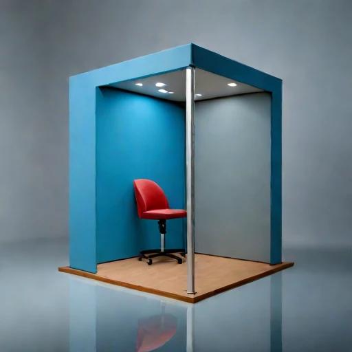 A quarter-wave trap studio, photographed against a plain background
