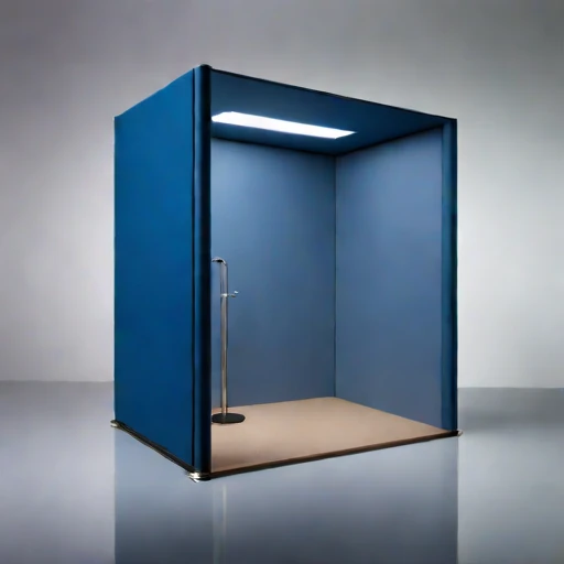 A quarter-wave trap studio, photographed against a plain background