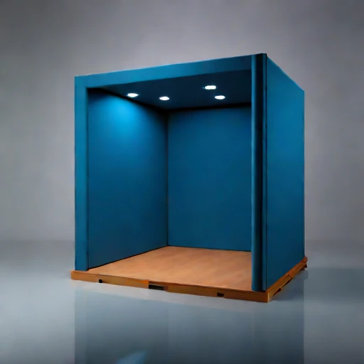 A quarter-wave trap studio, photographed against a plain background