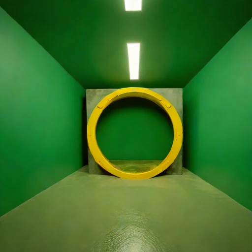 A rock-bolted rehearsal cell, photographed against a plain background