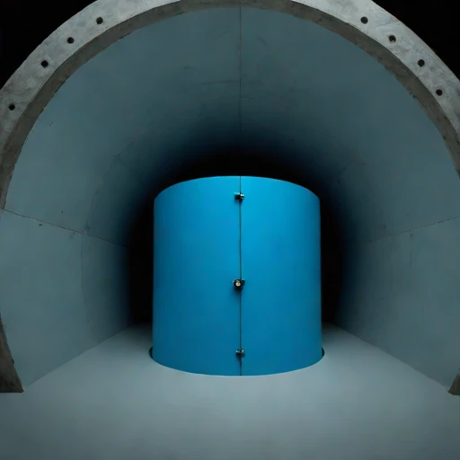 A rock-bolted rehearsal cell, photographed against a plain background