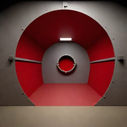 A rock-bolted rehearsal cell, photographed against a plain background