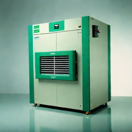 A radiation-fog intake hood, photographed against a plain background