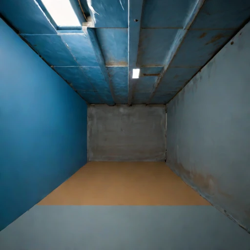 A ravelling-ground shoring bay, photographed against a plain background