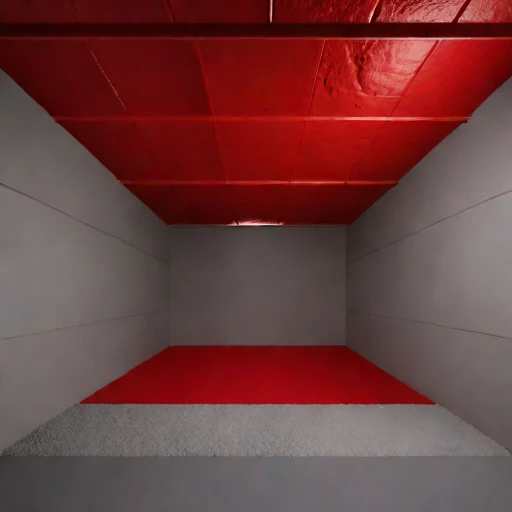 A ravelling-ground shoring bay, photographed against a plain background
