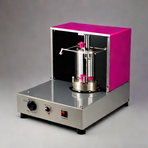 A rheopectic-stage strain stand, photographed against a plain background