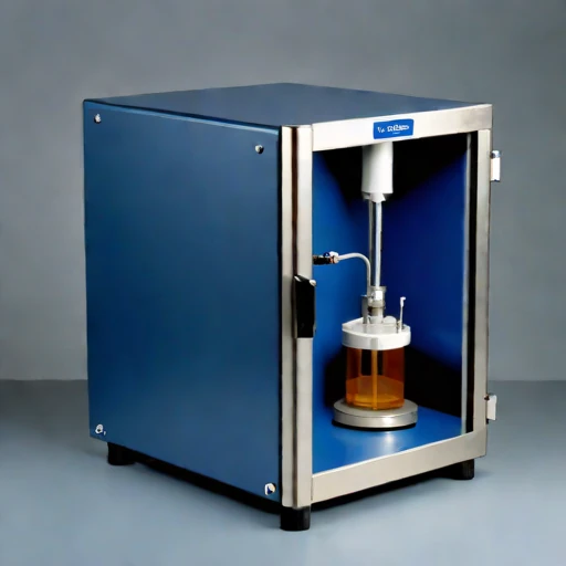 A rheopectic-stage strain stand, photographed against a plain background