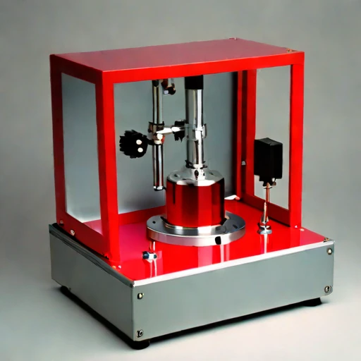 A rheopectic-stage strain stand, photographed against a plain background