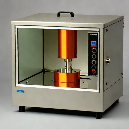 A rheopectic-stage strain stand, photographed against a plain background