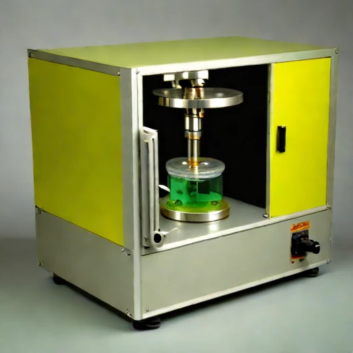 A rheopectic-stage strain stand, photographed against a plain background
