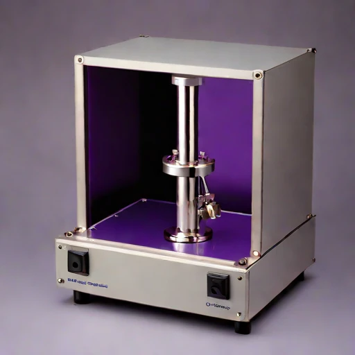 A rheopectic-stage strain stand, photographed against a plain background