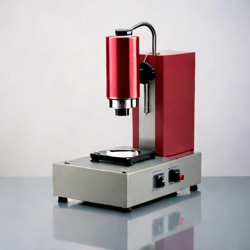 A rheopectic-stage strain stand, photographed against a plain background