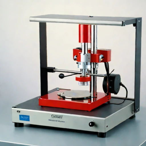 A rheopectic-stage strain stand, photographed against a plain background