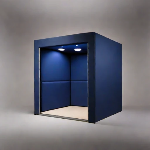 A salt-dome acoustic vault, photographed against a plain background