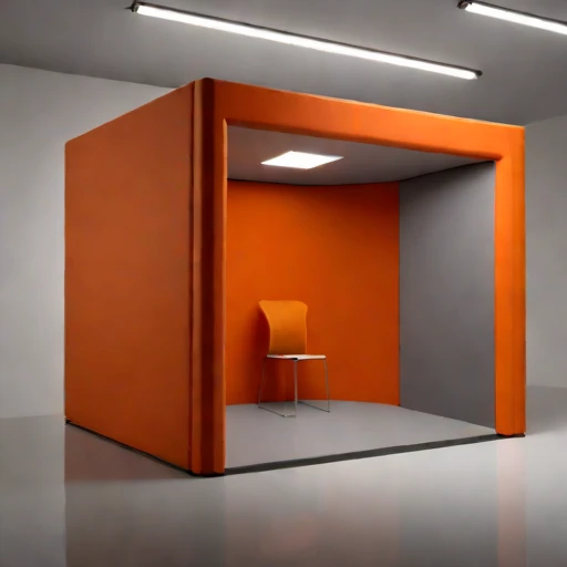 A salt-dome acoustic vault, photographed against a plain background