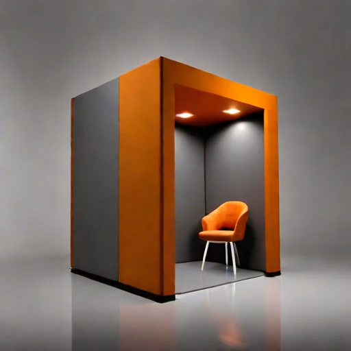 A salt-dome acoustic vault, photographed against a plain background