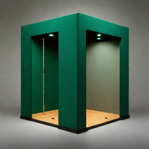 A salt-dome acoustic vault, photographed against a plain background