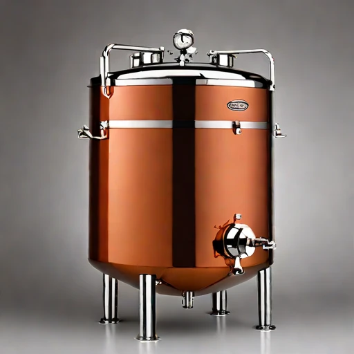 A speleothem-drip aging fermenter, photographed against a plain background