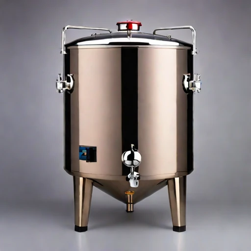 A speleothem-drip aging fermenter, photographed against a plain background