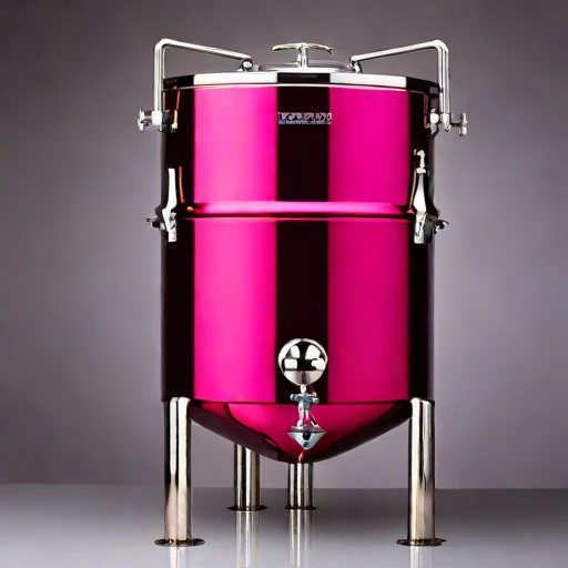 A speleothem-drip aging fermenter, photographed against a plain background