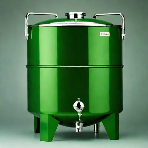 A speleothem-drip aging fermenter, photographed against a plain background
