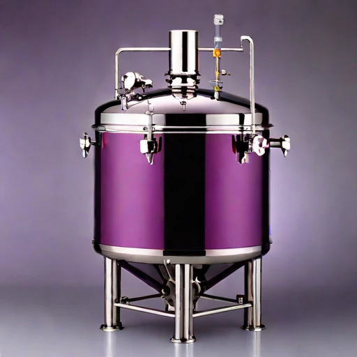 A speleothem-drip aging fermenter, photographed against a plain background
