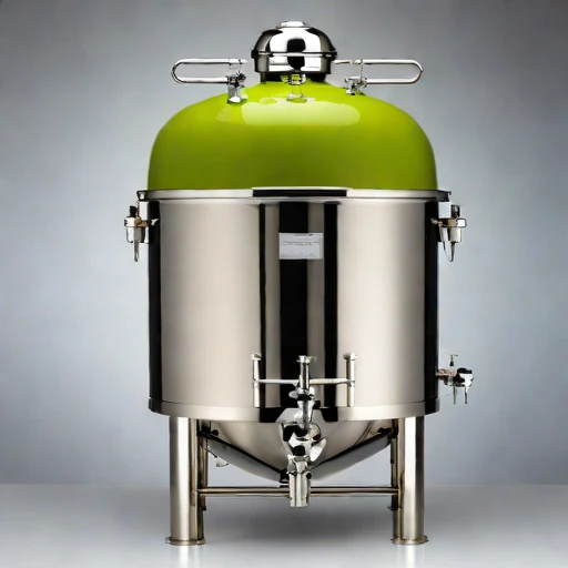 A speleothem-drip aging fermenter, photographed against a plain background