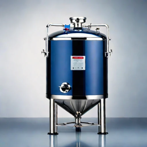 A speleothem-drip aging fermenter, photographed against a plain background