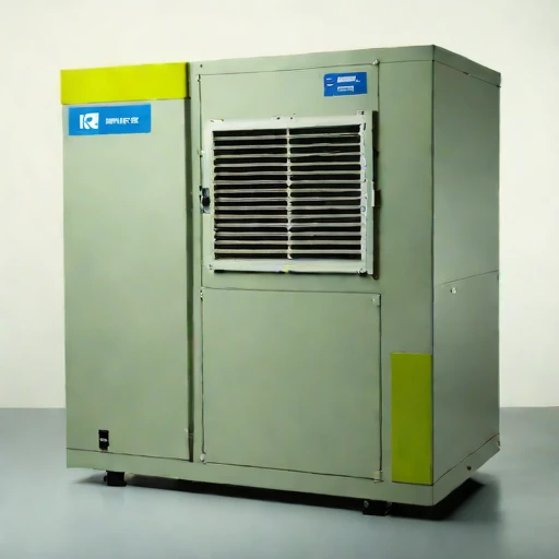 A seif-dune intake filter, photographed against a plain background