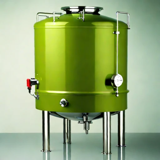 A speleothem-drip aging fermenter, photographed against a plain background