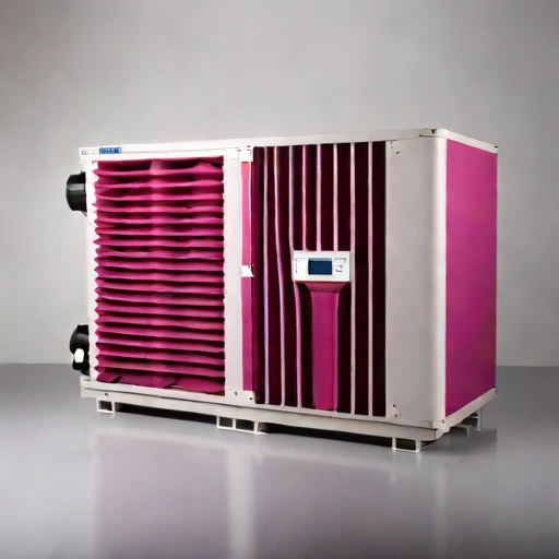 A seif-dune intake filter, photographed against a plain background