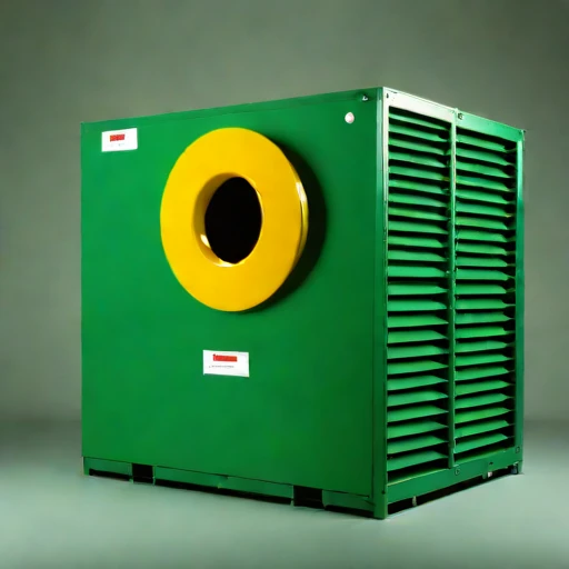 A seif-dune intake filter, photographed against a plain background