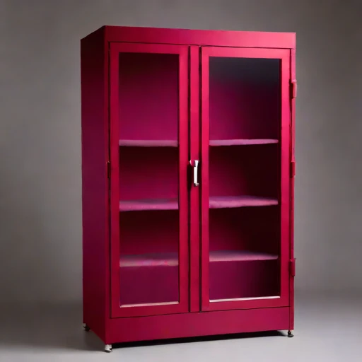 A sabkha-dry textile chest, photographed against a plain background